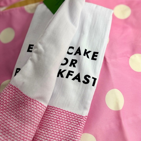 Kate Spade Bundle- XL Polka Dot Reusable Tote & 2 Cotton Hand Towels, NWT - Picture 4 of 12